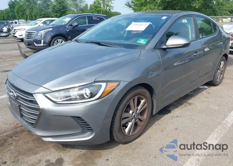 2018 Hyundai Elantra Sel z USA, uszkodzony, nr VIN 5NPD84LF7JH366172